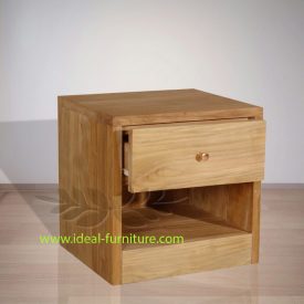 Indonesian Indoor Teak Furniture Jan Teak Bedside 9IFBS-009)