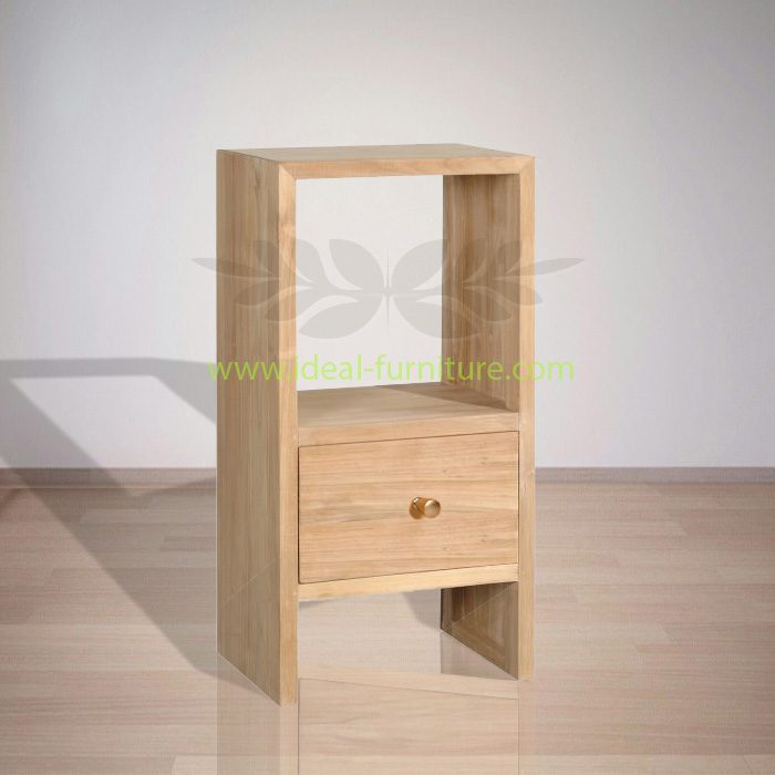 Indonesian Indoor Klaus Teak Bedside Furniture (IFBS-008)