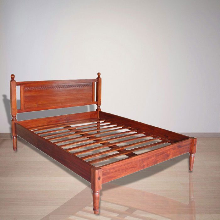 Indonesian Indoor Teak Furniture Smith Bed (IFBD-004)