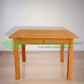 Indonesia Indoor Teak Furniture Annelis 120 Dining Table (IFDC-15)