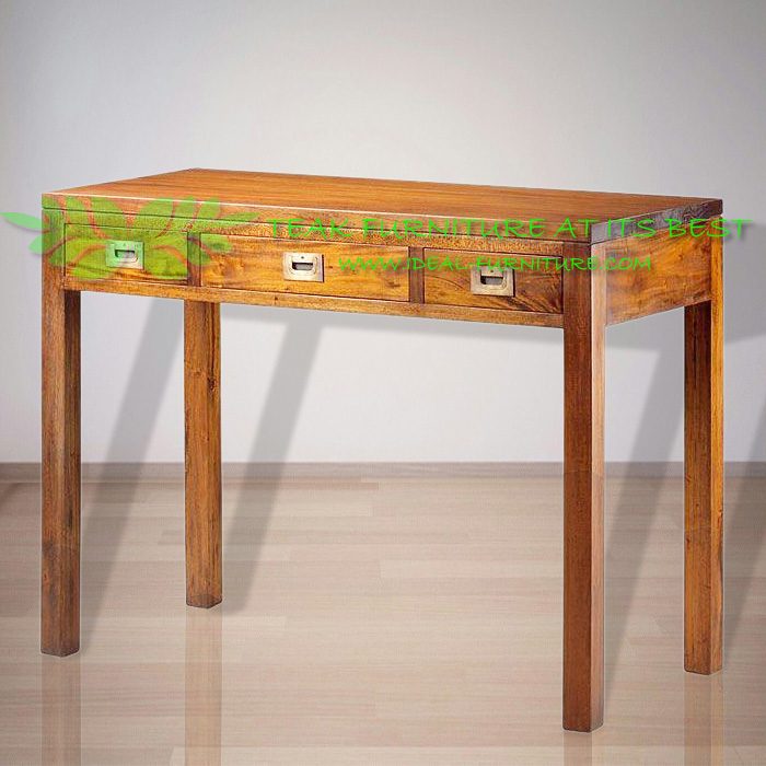 Indonesia Indoor Teak Furniture Annelis Console Drawer 3 D (IFNT-001)