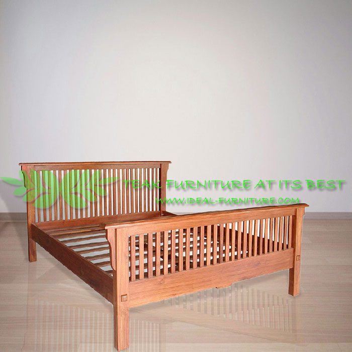 Indonesia Indoor Teak Furniture Harrison Bed (IFBD-008)