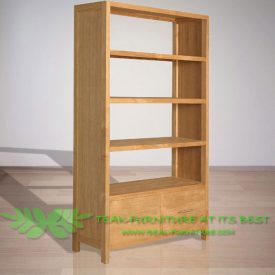 Indonesian Indoor Teak Furniture Rudy Bookcase (IFBC-004)