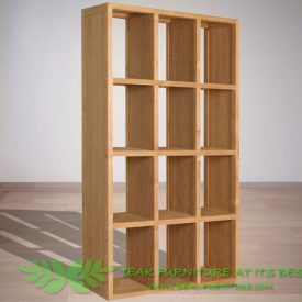 Indonesian Indoor Teak Furniture Travis Bookcase (IFBC-012)