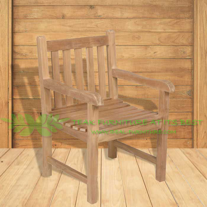 Indonesian Outdoor/Garden Teak Furniture Constantia Armchair (OFCC-010)