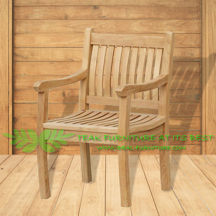 Indonesian Outdoor/Garden Teak Furniture Gema Armchair (OFCC-003)