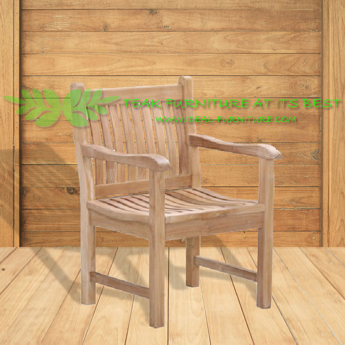 Indonesian Outdoor/Garden Teak Furniture Helma Armchair (OFCC-002)