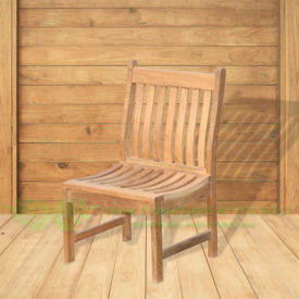 Indonesian Outdoor/Garden Teak Furniture Xena Chair (OFCC-013) by CV Ideal Furniture, Indonesia, Jepara